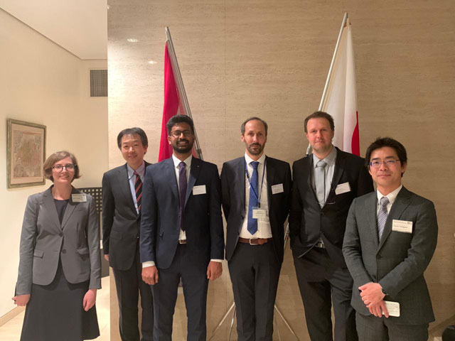 Reception at the Swiss embassy in Tokyo. Kick-off meeting for future NII (Japan) and UZH (Switzerland) scientific collaborations.