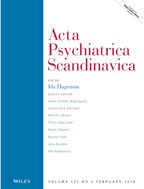 acta psychiatrica scandinavica